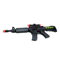 OEM pushi Precision Light up music submachine gun children's electric plastic toy gun laser gun injection plastic service maker