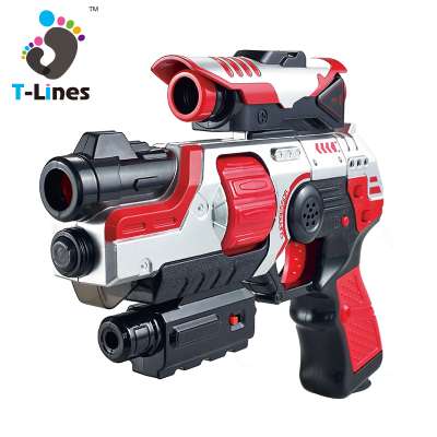 Eletronic fighting game toy laser gun for kids