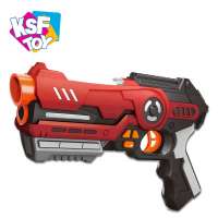 boys shooting game 4pcs plastic team battle infrared laser gun toy for kids